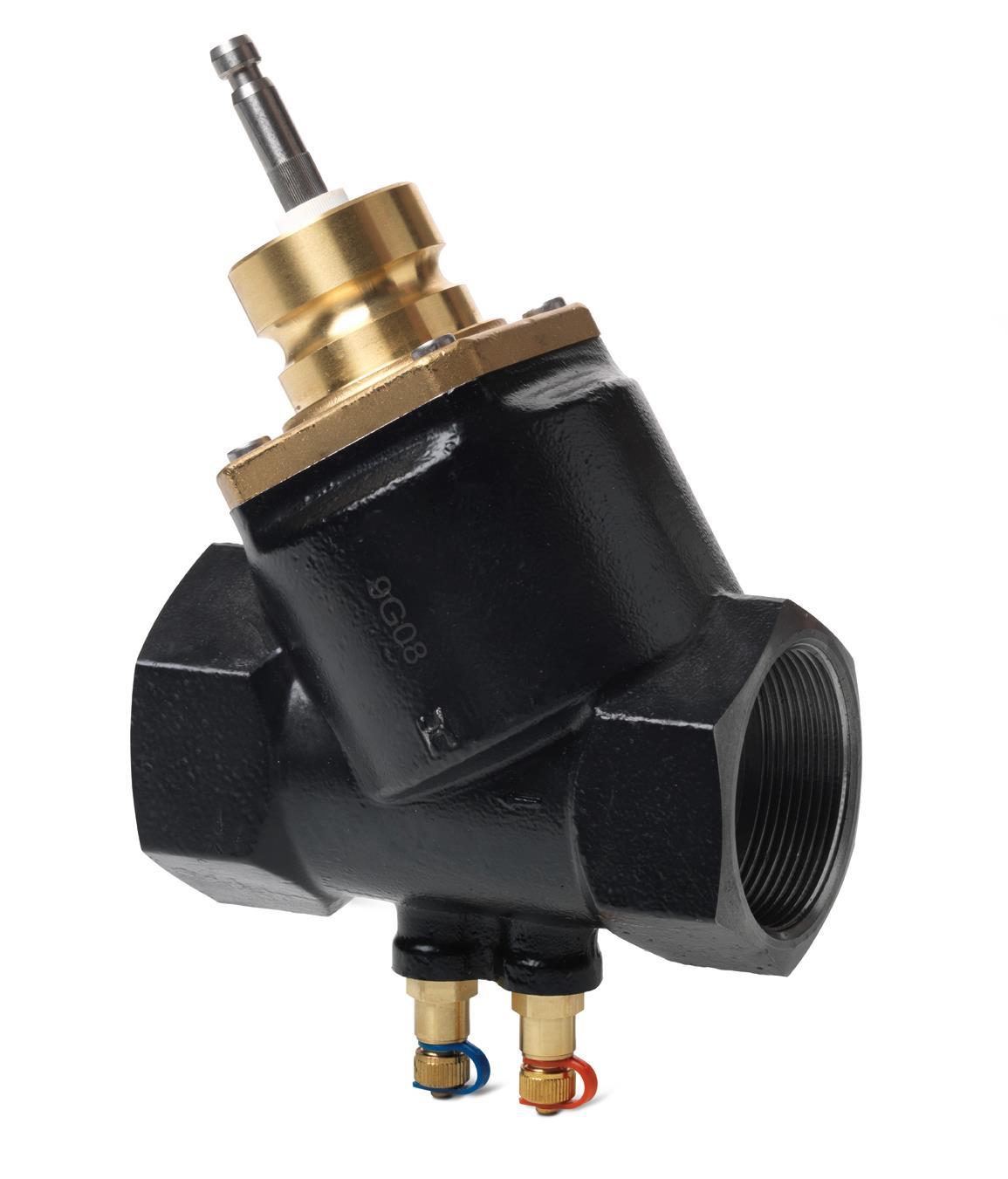 Siemens VPI46.50F12Q Basınçtan Bağımsız Kontrol Vanası PICV (İç Dişli, DN50, PN25, 1400-11500 l/h, Ölçüm Nipelli)