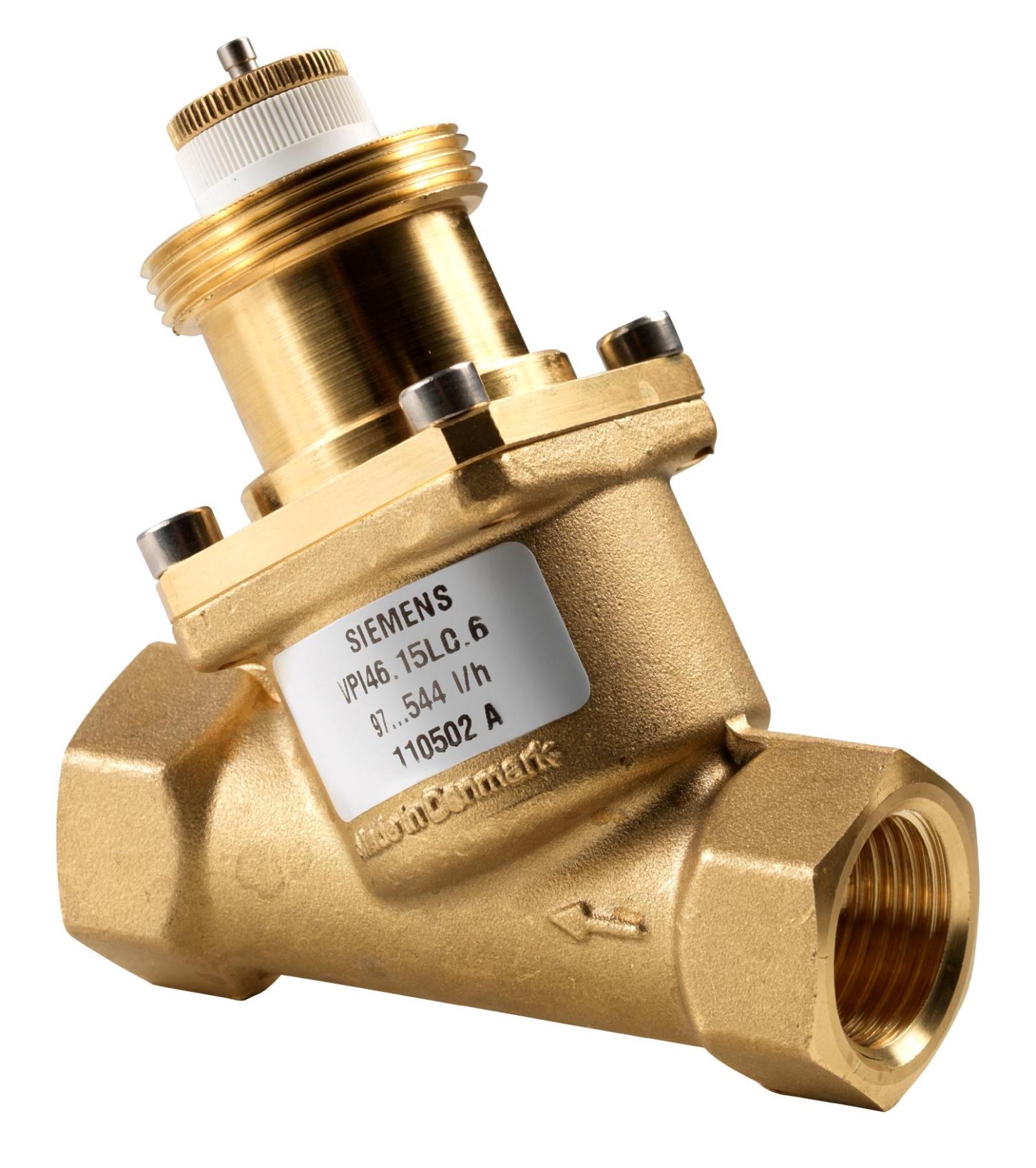 Siemens VPI46.20F1.4 Basınçtan Bağımsız Kontrol Vanası PICV (İç Dişli, DN20, PN25, 220-1330 l/h)