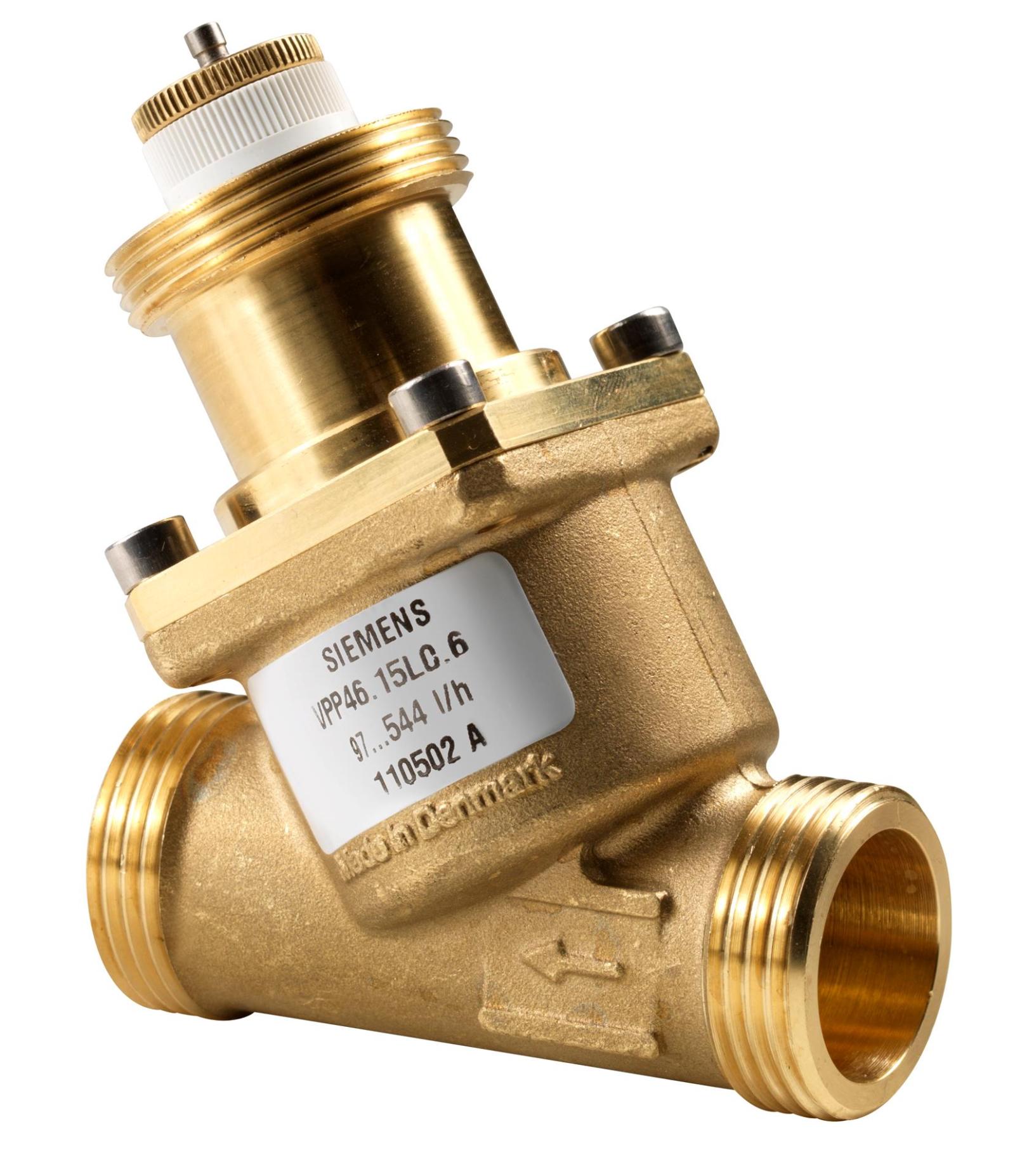 Siemens VPP46.32F4 Dış Dişli Basınçtan Bağımsız Kombine Balans ve Kontrol Vanası PICV (DN32, PN25, 550-4000 l/h)
