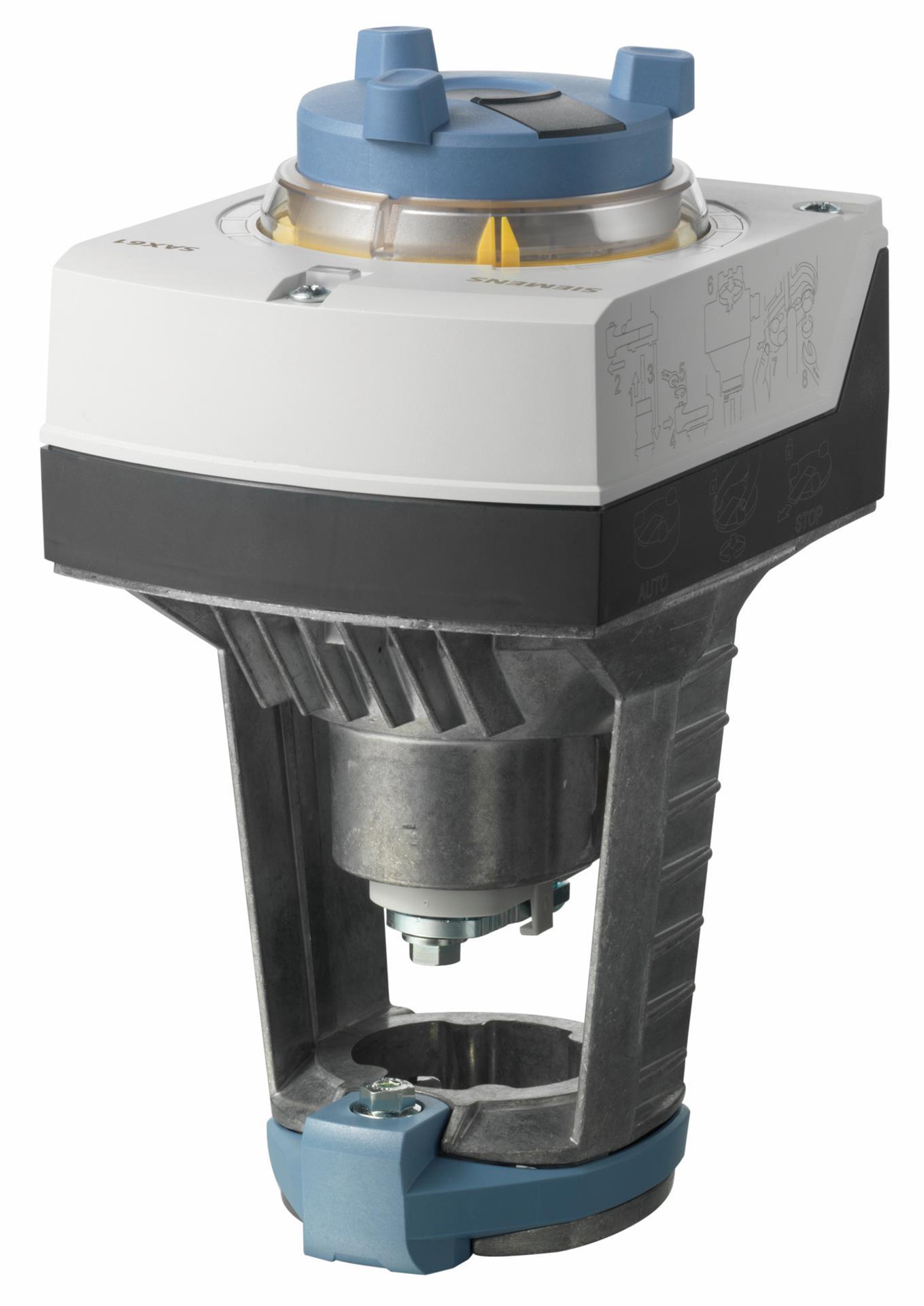 Siemens SAX61P03 Elektromotorik Aktüatör (500 N, 20 mm, AC/DC 24 V, DC 0-10 V, DC 4-20 mA veya 0-1000 Ω, 30 s)