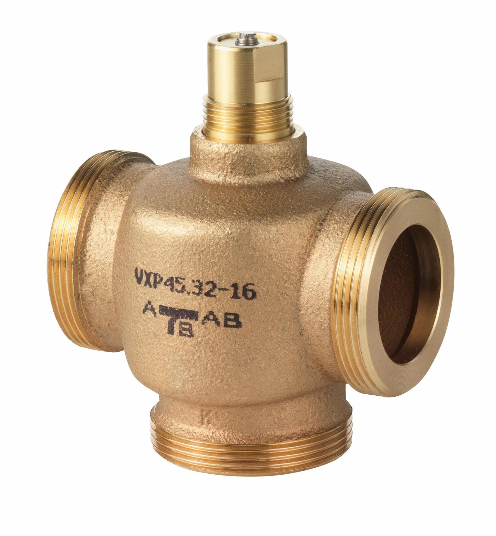 Siemens VXP45.40-25 Dış Dişli 3 Yollu Oturmalı Vana (DN40, PN16, kvs 25, strok 5,5 mm)