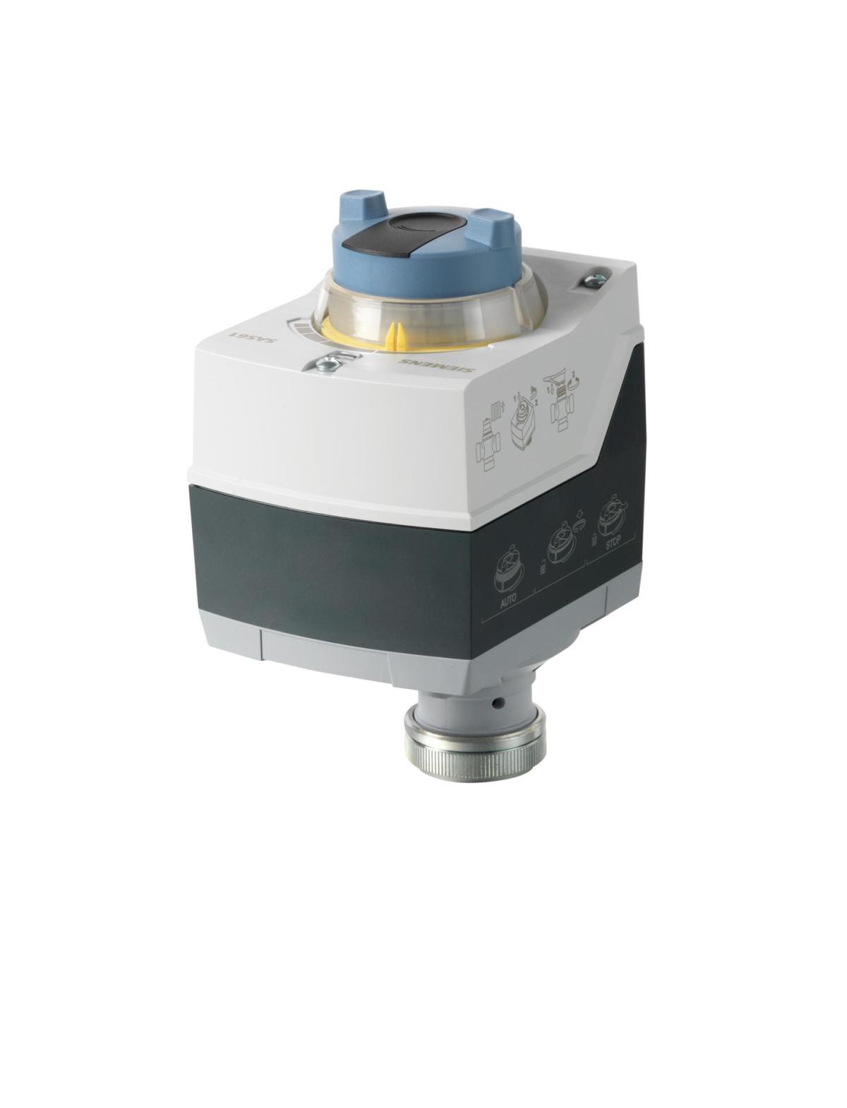 Siemens SAS61.03 Elektromotorik Aktüatör (400 N, 5,5 mm, AC/DC 24 V, DC 0-10 V / DC 4-20 mA, 30 s)