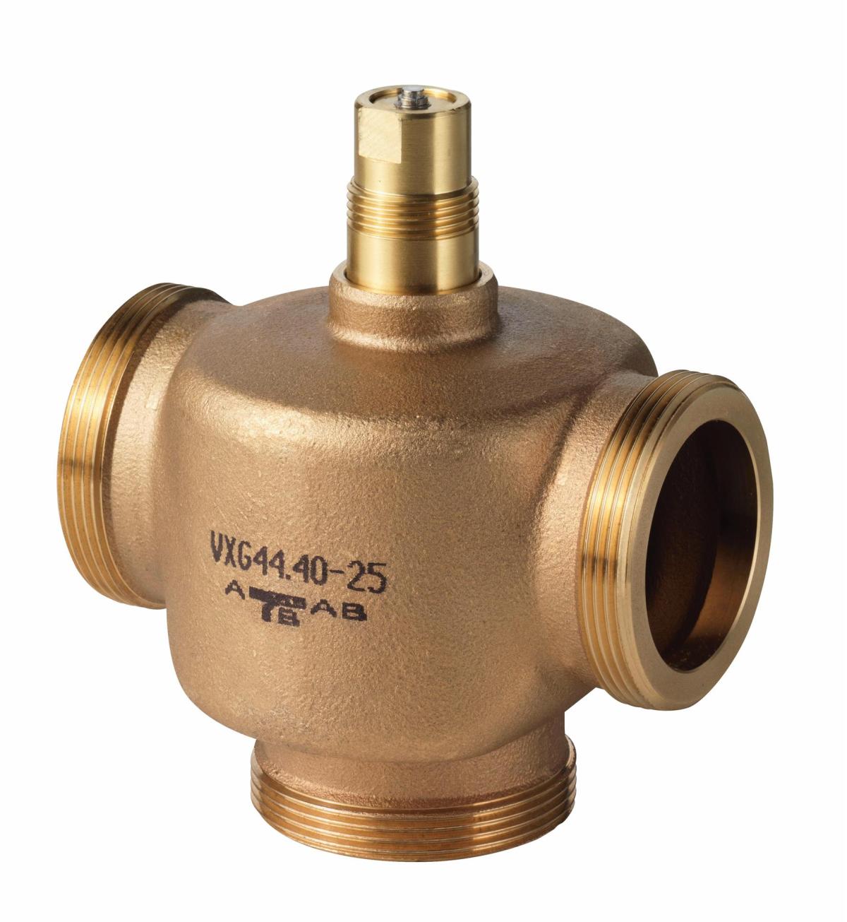 Siemens VXG44.32-16 Dış Dişli 3 Yollu Oturmalı Vana (DN32, PN16, kvs 16, strok 5,5 mm)