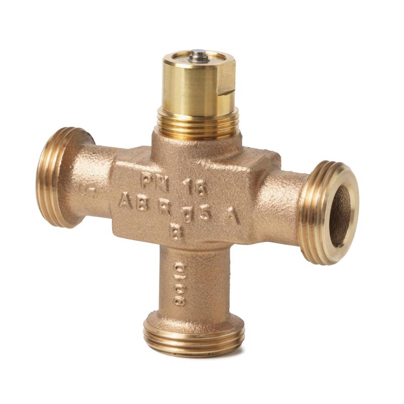 VXG44.25-10 Dış Dişli 3 Yollu Oturmalı Vana (DN25, PN16, kvs 10, strok 5,5 mm)