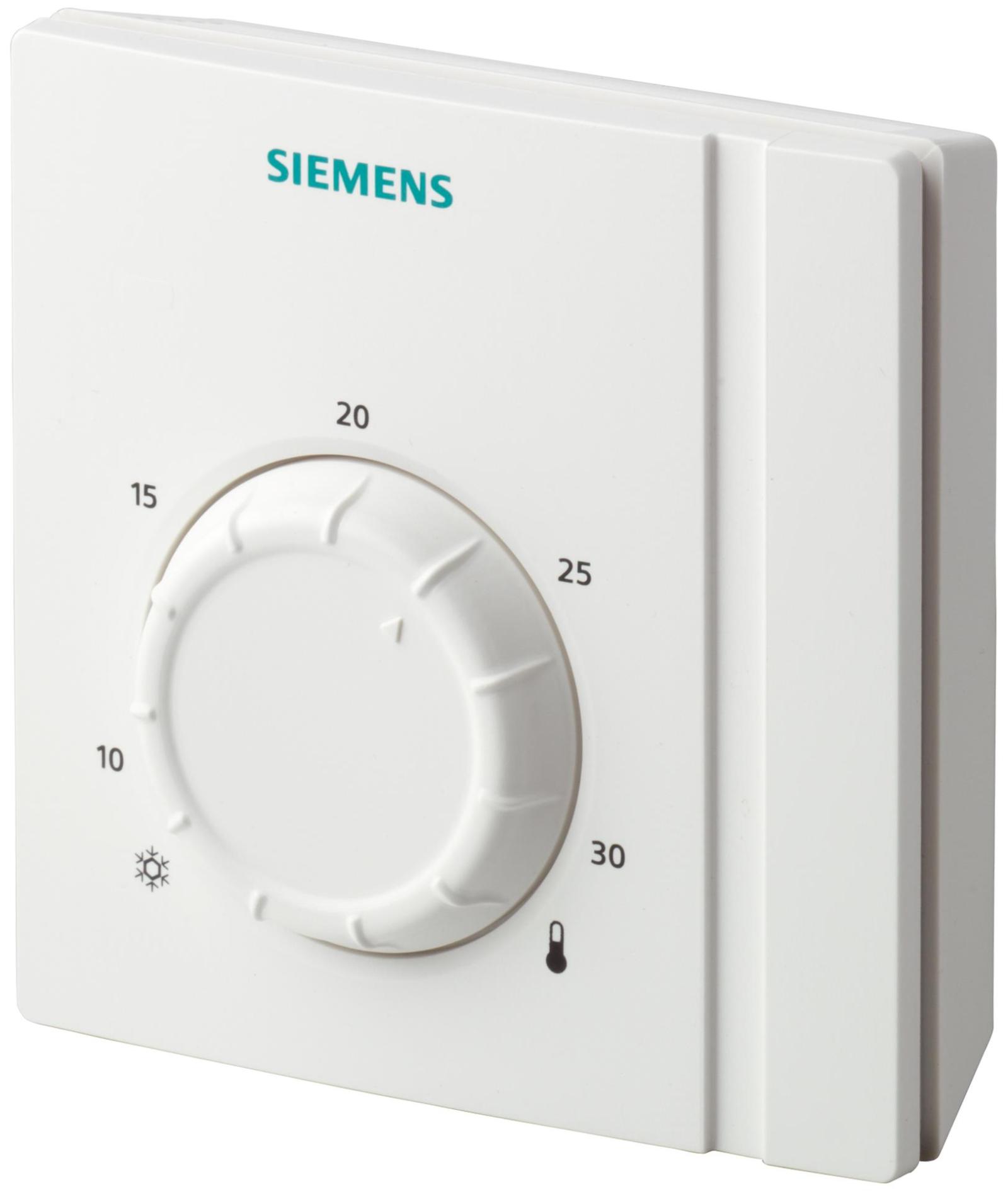 Siemens RAA21 Elektromekanik Oda Termostatı (Temel Model, Isıtma veya Soğutma, Kablolu, 8-30 °C, 6 A)