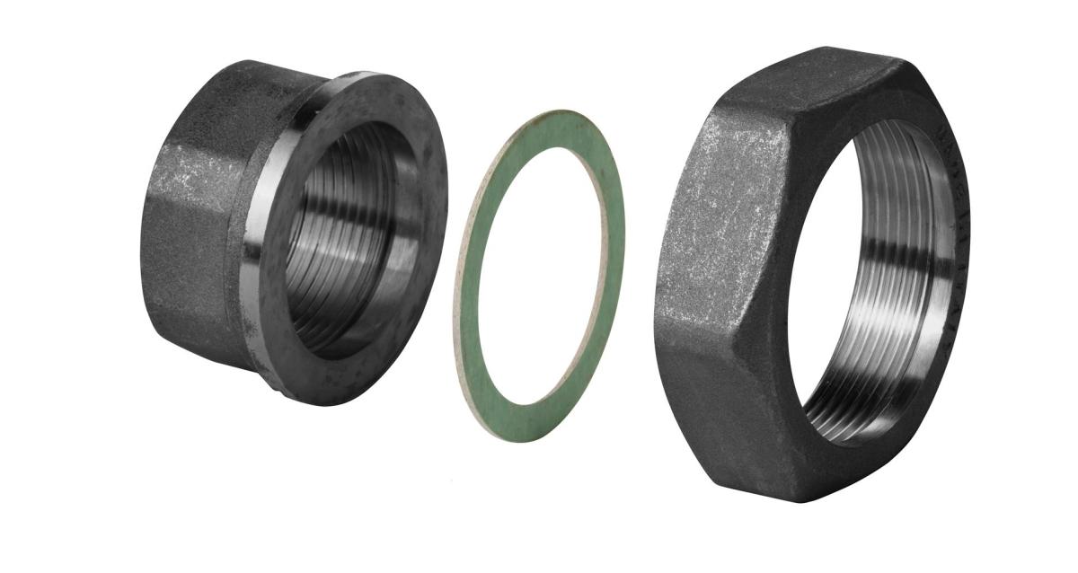 Siemens ALG203 Vana Bağlantı Rakoru Seti (3'lü Set, DN20, G 1¼" / Rp ¾", Temper Döküm)