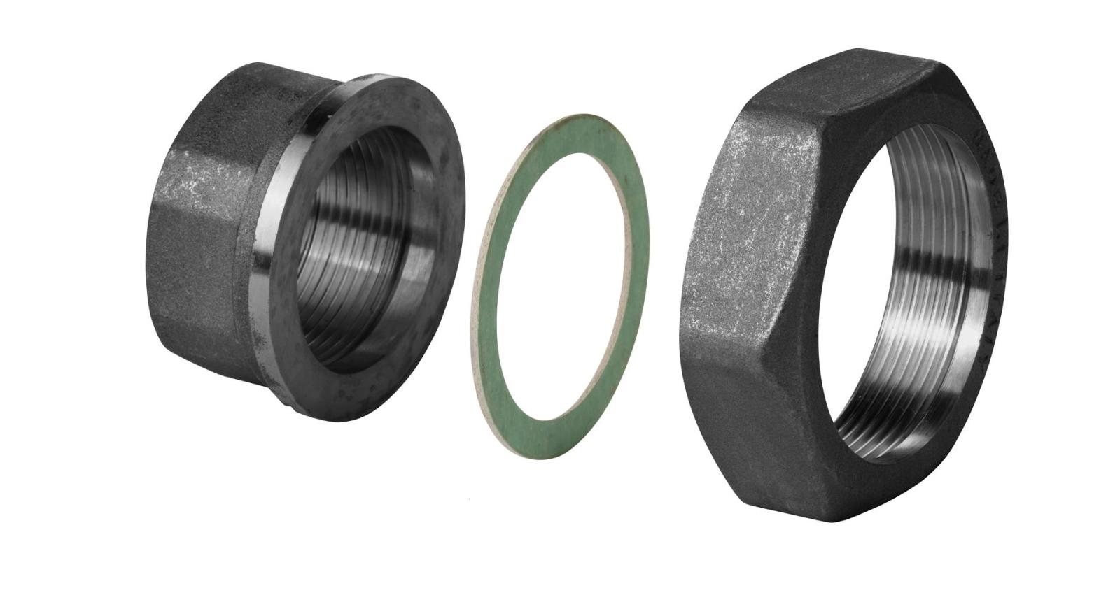 Siemens ALG253 Vana Bağlantı Rakoru Seti (3'lü Set, DN25, G 1½" / Rp 1", Temper Döküm)