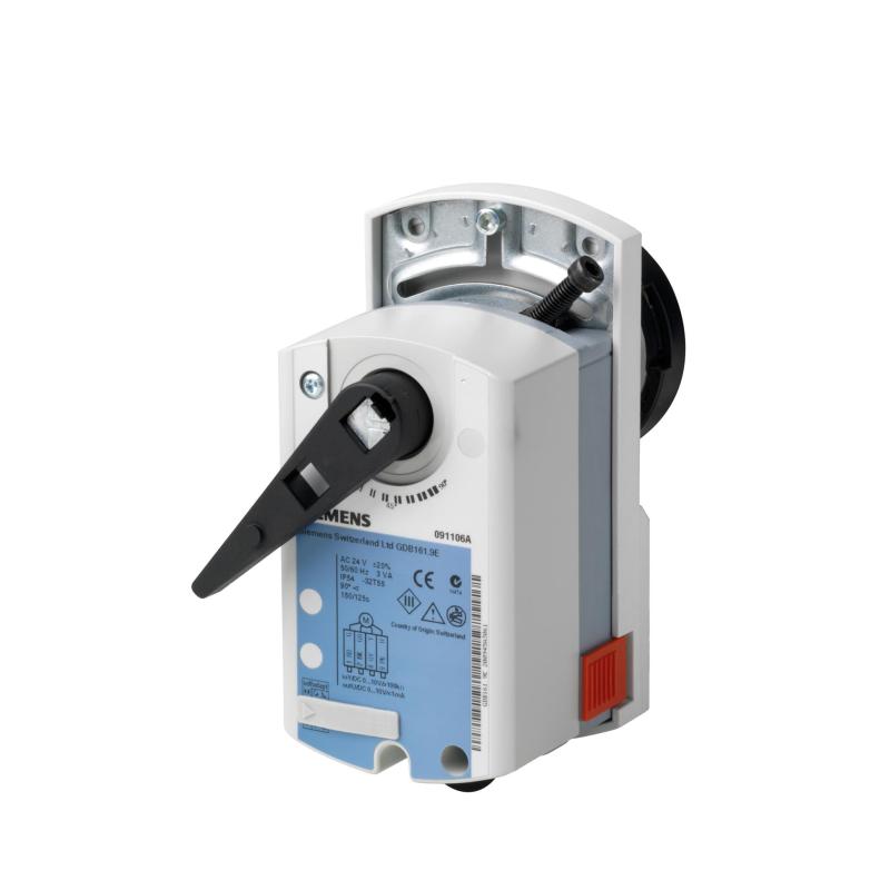 GDB341.9E Elektromotorik Döner Aktüatör (Küresel Vanalar için, AC 230 V, 2/3 Konumlu, 5 Nm, 150 s, Yay Geri Dönüşsüz)