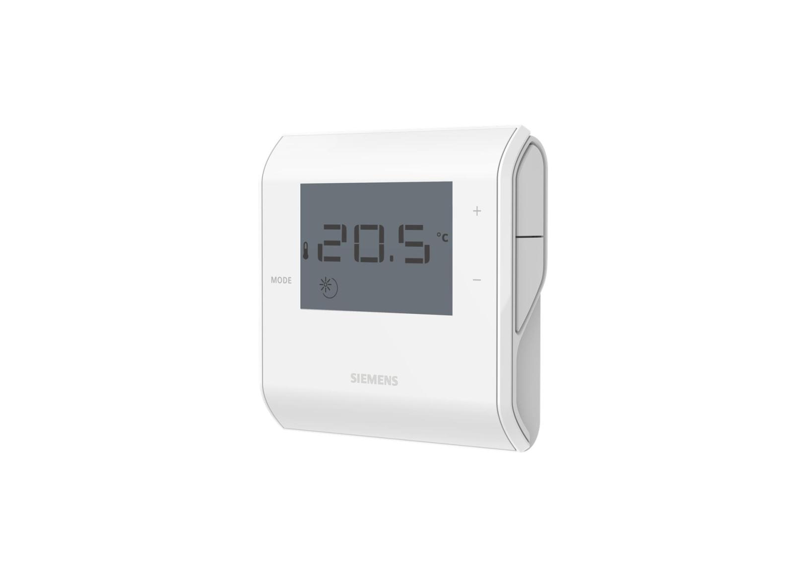 Siemens RDD50.1 Dijital Oda Termostatı (Isıtma, Pilli, DC 3 V, On/Off Çıkış, 4-35 °C, 5 A)
