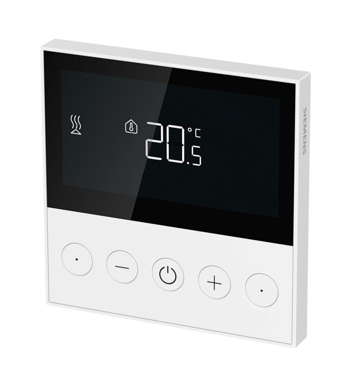 Siemens RDQ200 Sıva Altı Dijital Oda Termostatı (Isıtma veya Soğutma, NK/NA Vana Çıkışı, LCD, AC 230 V)