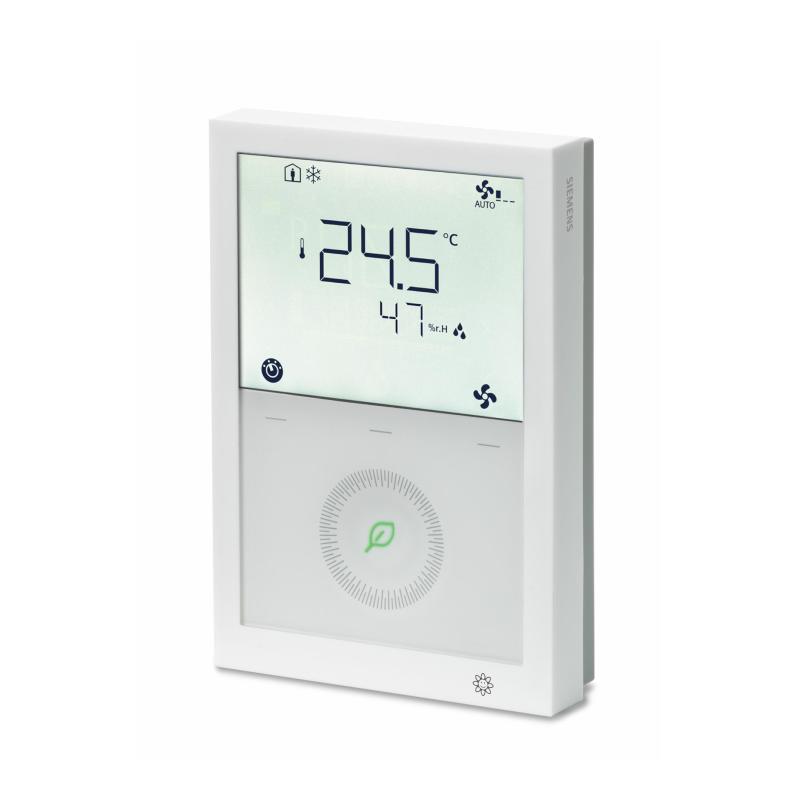 RDG260KN KNX Haberleşmeli Fancoil Oda Termostatı (DC 0-10 V ve On/Off Çıkış, 3 Kademeli / DC Fan, Nem Sensörlü, AC/DC 24 V)