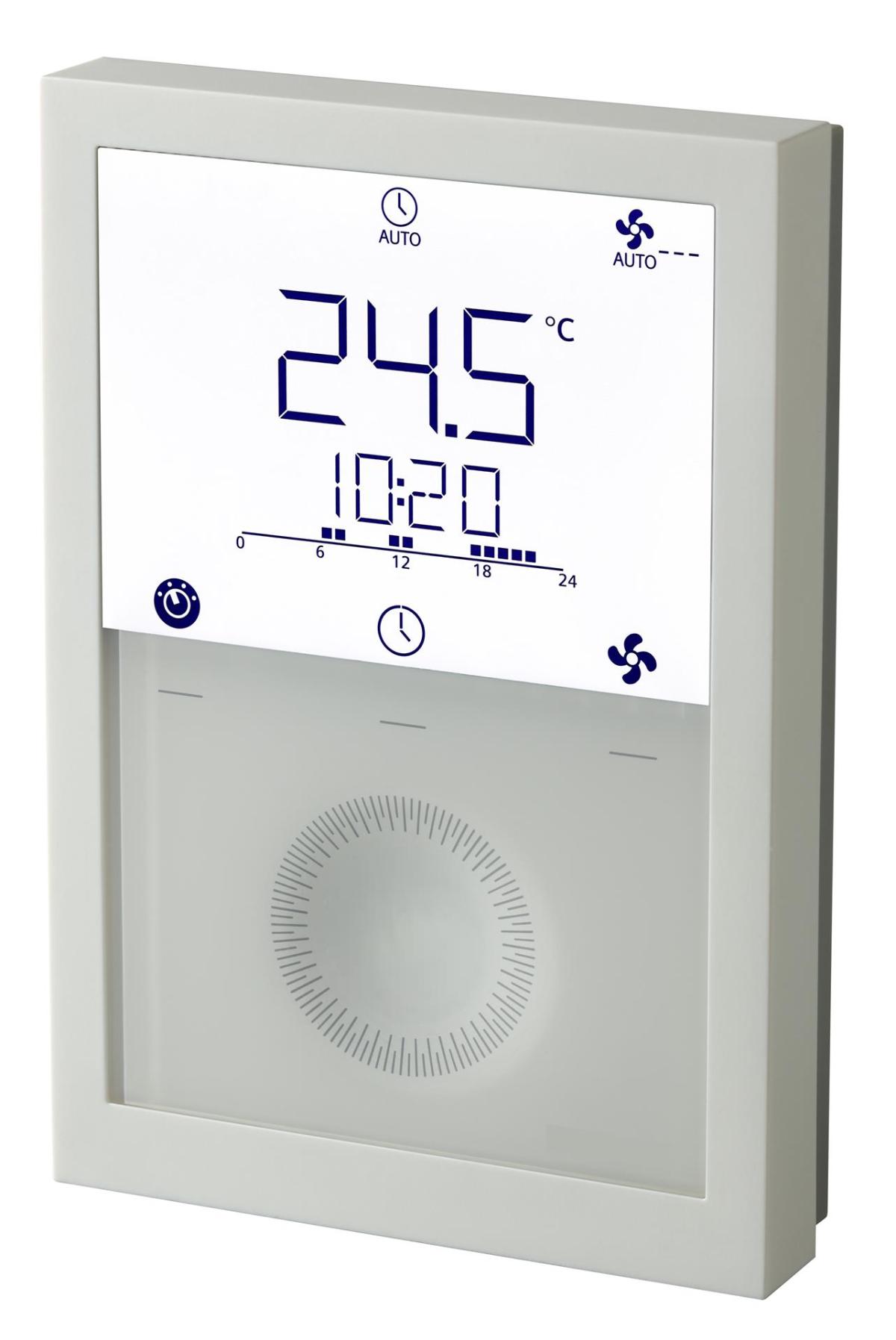 Siemens RDG200T Fancoil Oda Termostatı (On/Off, PWM veya 3 Konumlu Triyak Çıkış, 3 Kademeli / DC 0-10 V Fan, Zaman Programlı, AC 230 V)